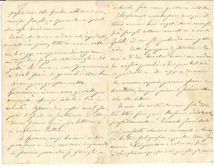 Lettera di Tanara alla moglie